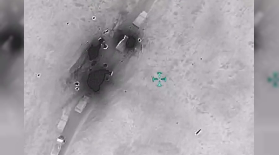 Ermenistan askeri konvoyu vuruldu