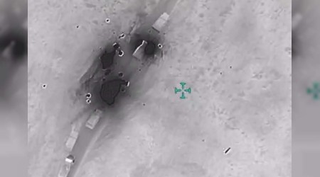 Ermenistan askeri konvoyu vuruldu