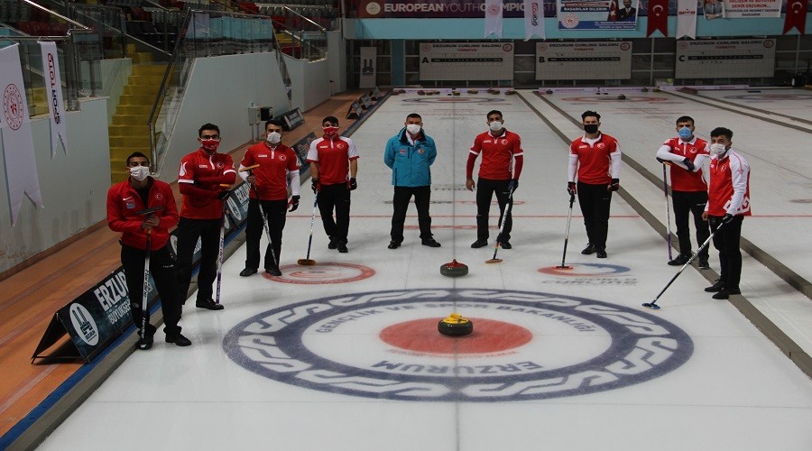 Erzurum "Curling Milli Tak�m�na" ev sahipli�i yap�yor