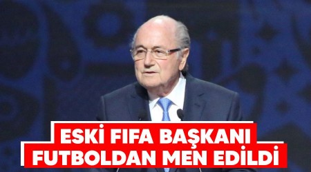 Eski FIFA Başkanı futboldan men edildi