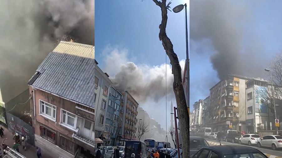 Fatih'te Kur'an kursunda yangn