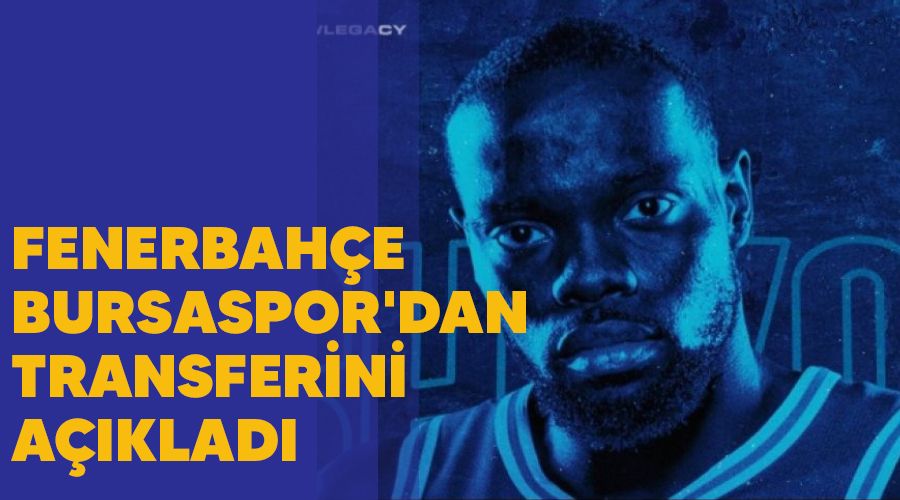 Fenerbahçe Bursaspor'dan transferini açıkladı