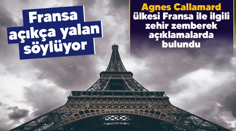 Fransa a��k�a yalan s�yl�yor