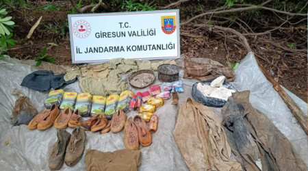 Giresun'da terör örgütüne ait sığınak bulundu