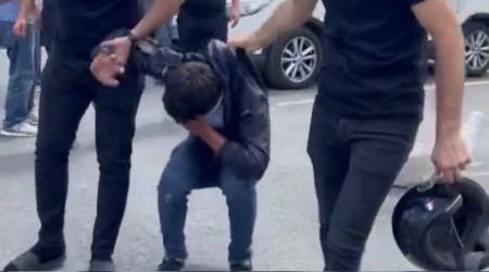 Hamile kadını gasp etti, dayak yedi