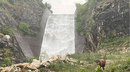 Hasanlar barajnda doluluk yzde 198'e ulat