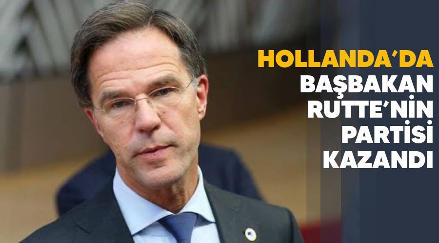 Hollanda'da Başbakan Rutte'nin partisi kazandı