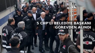 İçişleri Bakanlığı, 5 belediye başkanını görevden uzaklaştırdı