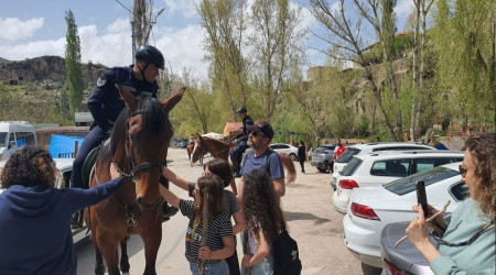 Ihlara Vadisi'nde Atlı Jandarma Timi görevde