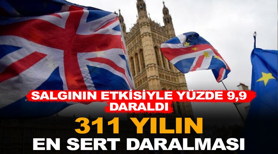İngiltere'de 311 yılın en sert daralması yaşandı