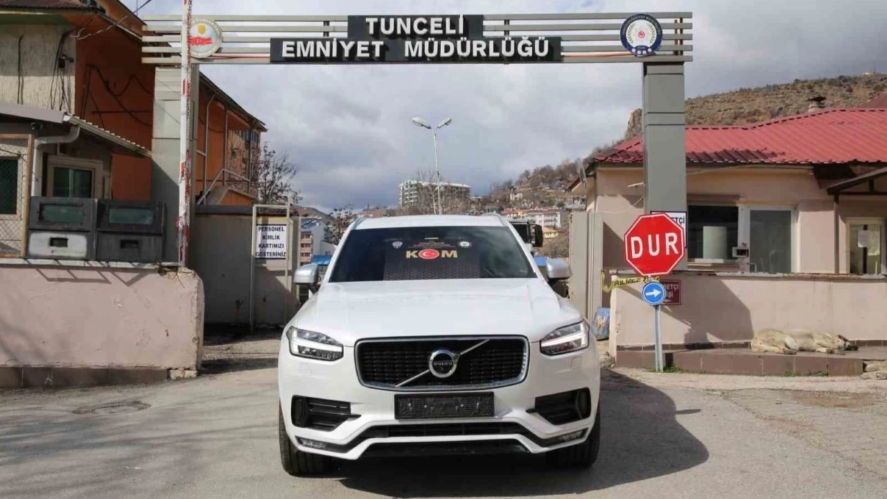 Interpol taraf�ndan aranan ara� Tunceli'de bulundu