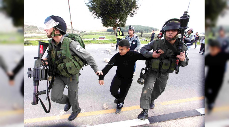 �srail bu y�l 908 Filistinli �ocu�u g�zalt�na ald�