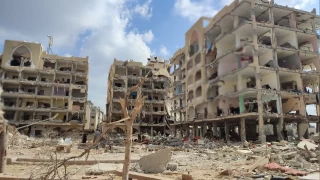 İsrail, Deir el-Balah'ta büyük yıkım bıraktı