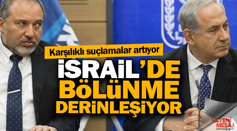 �srail'de b�l�nme derinle�iyor