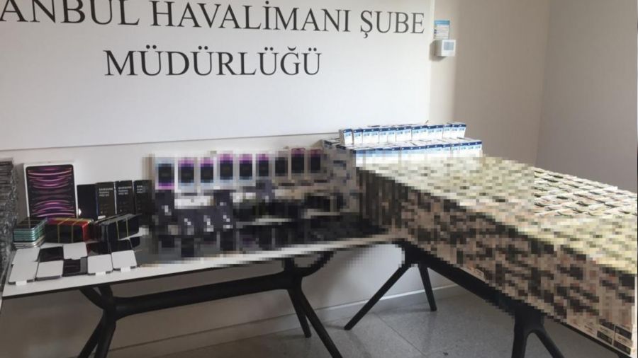 stanbul Havaliman'nda 7 milyon liralk kaak malzeme ele geirildi