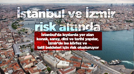 İstanbul ve İzmir risk altında
