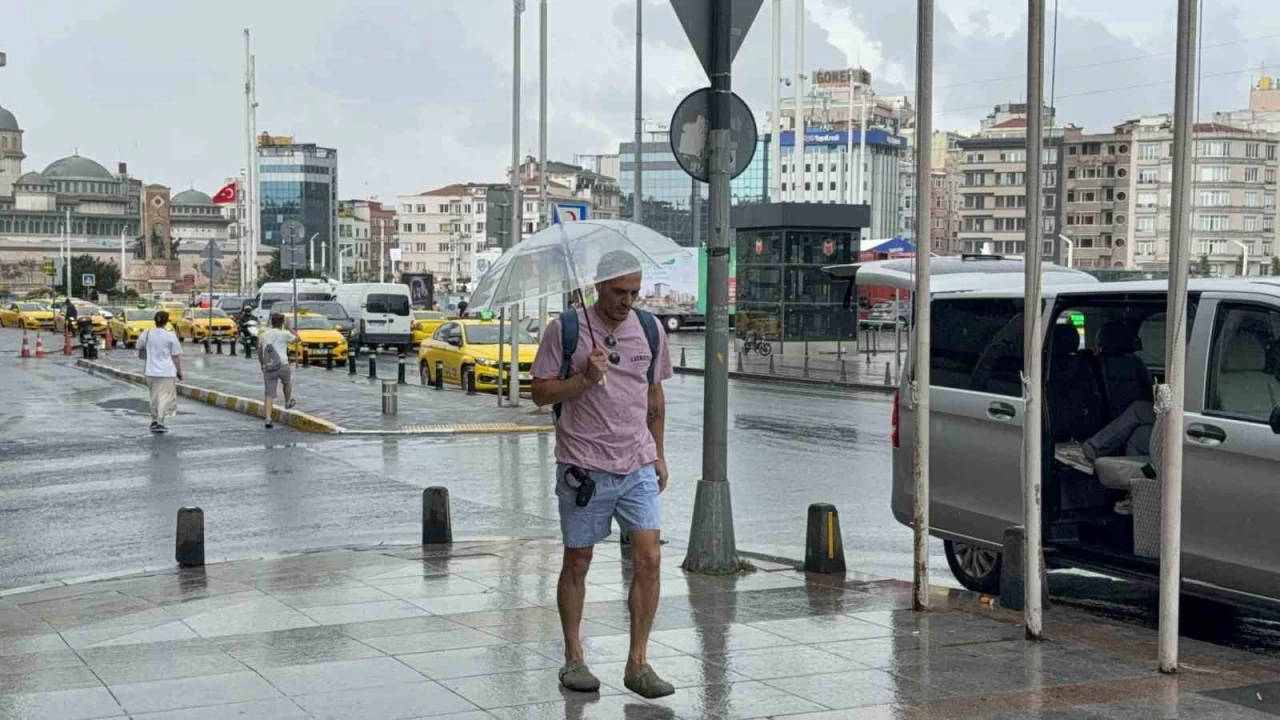 stanbul'da yamur etkili oldu