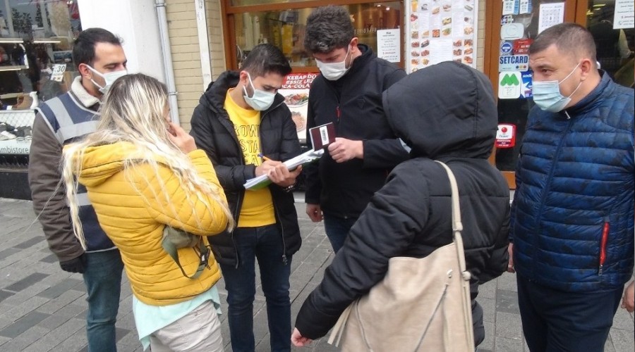 stiklal Caddesi'nde ceza yad