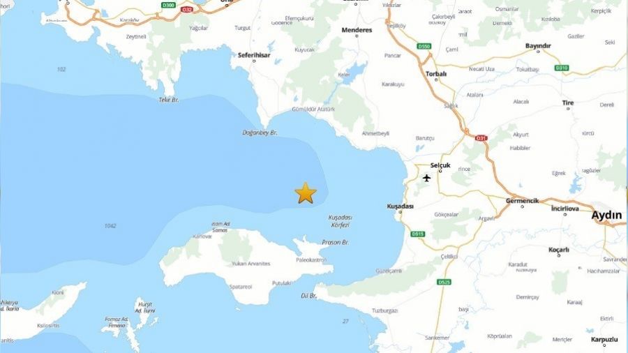 İzmir'de 3.9'luk deprem