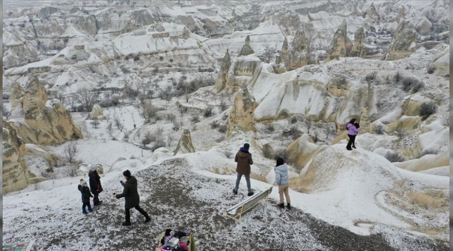 Kapadokya kışın bir başka güzel