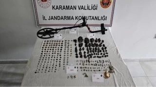 Karaman'da 118 adet göktaşı ele geçirildi