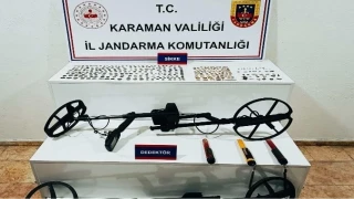 Karaman'da 334 adet tarihi sikke ele geçirildi: 4 tutuklama
