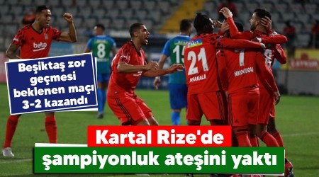Kartal Rize'de şampiyonluk ateşini yaktı