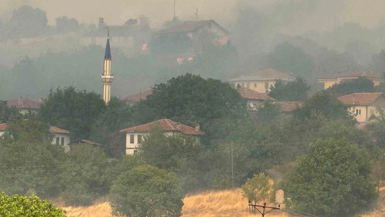 Kastamonu'daki orman yang�n� k�ye ula�t�