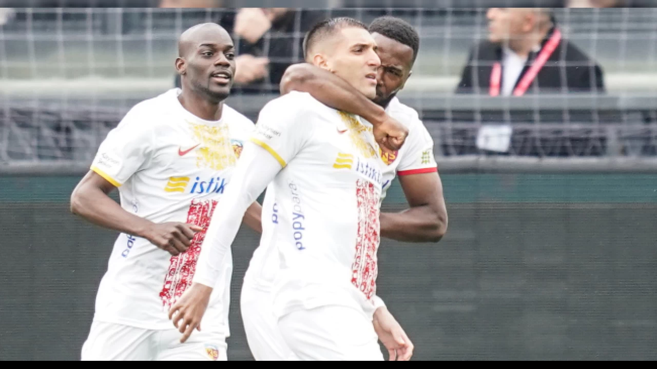 Kayserispor'un uana yldrm dt 