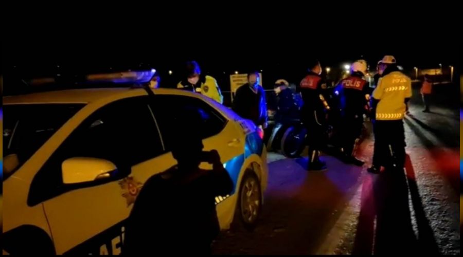 Kaza yapan s�r�c� 265 promil alkoll� ��kt�