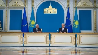 Kazakistan ve AB, Stratejik Ortakl���n G��lendirilmesine �li�kin Ortak Bildiri'yi kabul etti