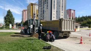 Kaz srasnda patlayan doalgaz borusu panie yol at