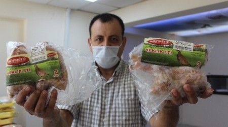 Keklik ve sülün üretti, siparişlere yetişemiyor