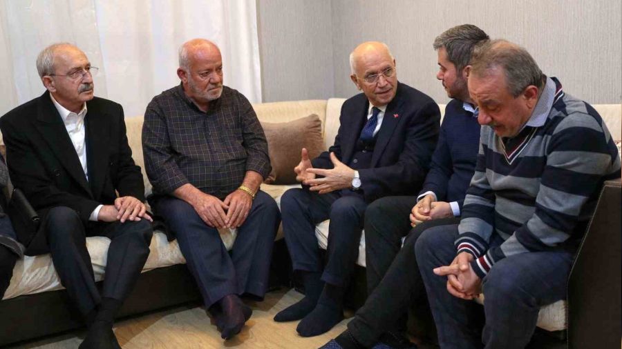 K�l��daro�lu'ndan Yenimahalle'deki depremzedelere ziyaret