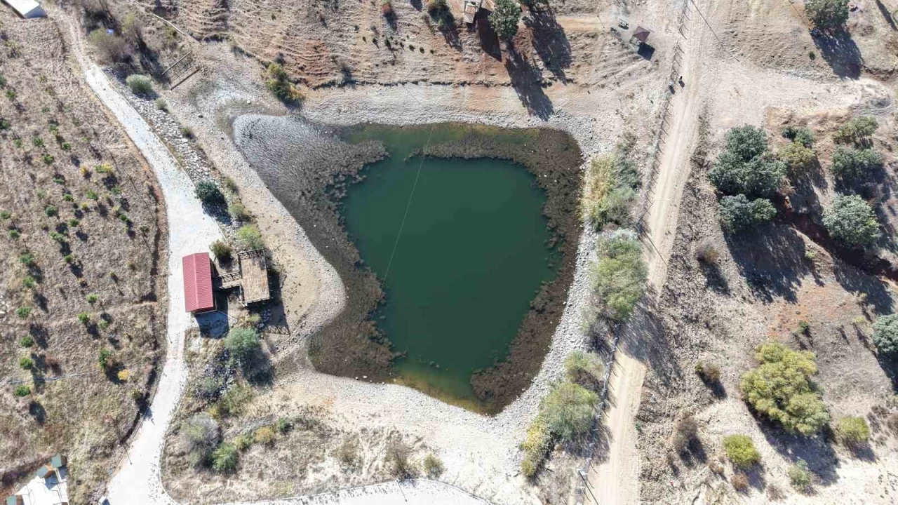 Kırıkkale'de göletlerde su seviyesi düştü