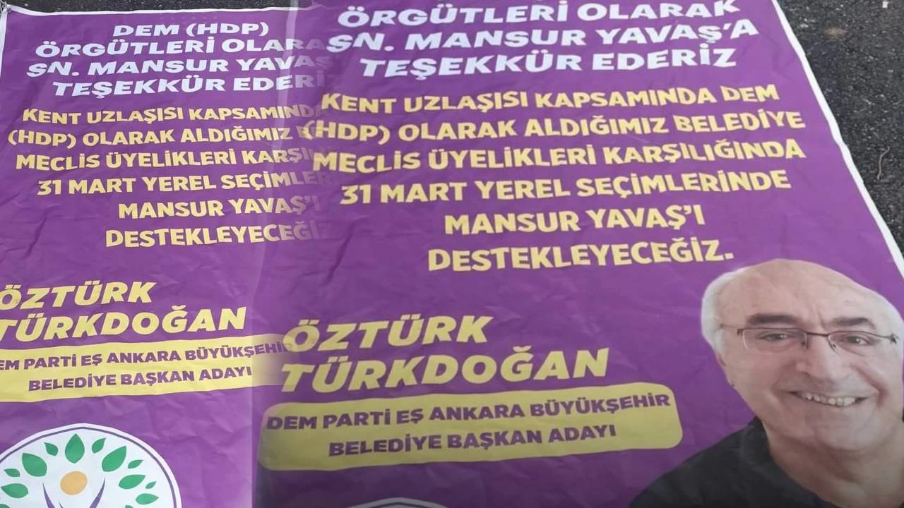 Kirli eller yine devrede: AK Parti adayının itirafının ardından sahte afişler basıldı