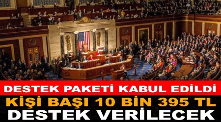 Kişi başı 1400 dolar (10 bin 395 TL) destek verilecek