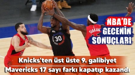 Knicks'ten üst üste 9. galibiyet