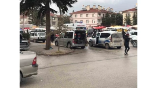 Konya'da pazarda taşlı-sopalı kavga
