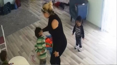 Kreşte çocuğa şiddet