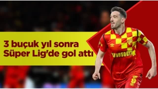 Kubilay Kanatsızkuş, 3 buçuk yıl sonra Süper Lig'de gol attı