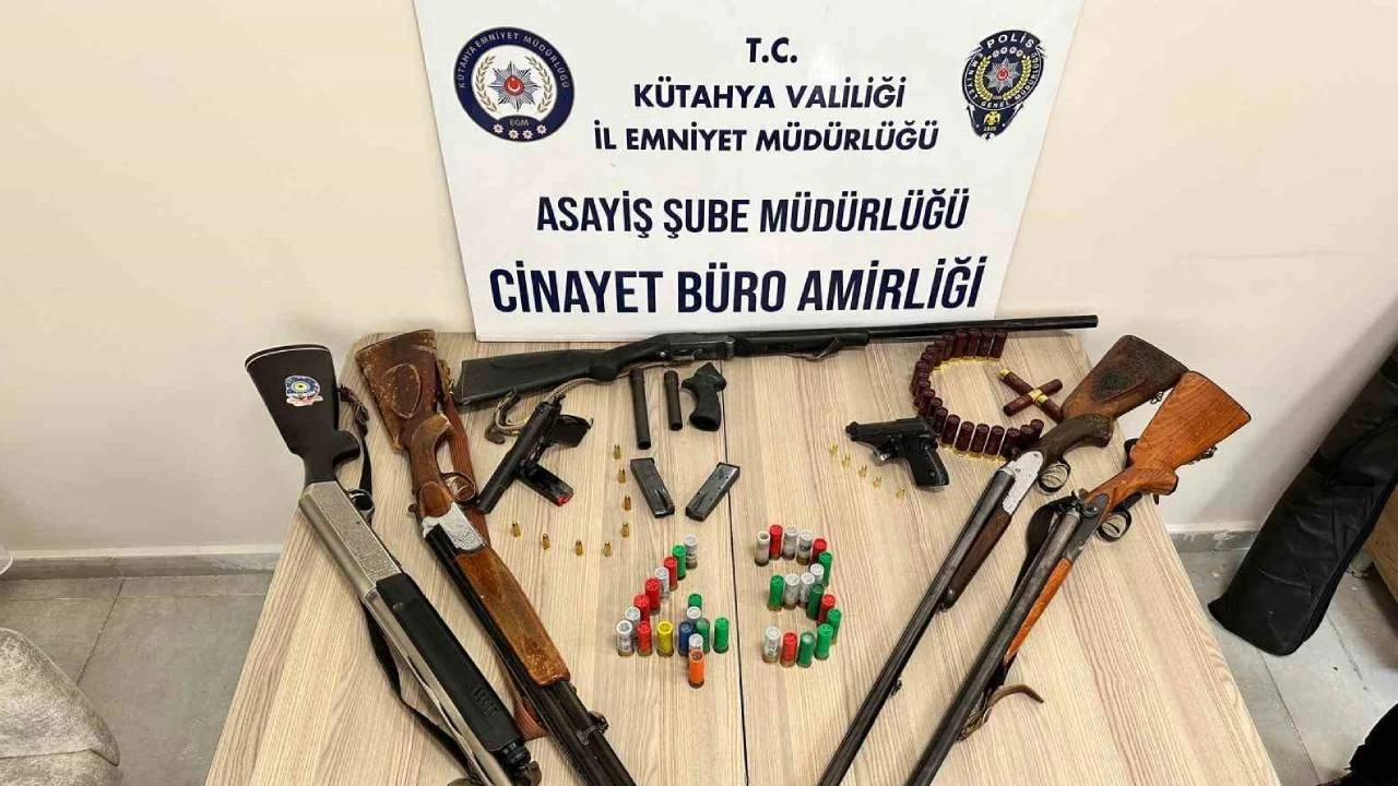 Kütahya'da silah ticareti operasyonu: 6 gözaltı