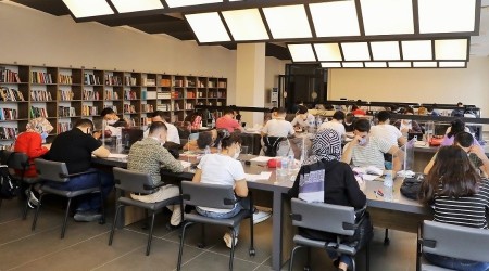 Kütüphanelere öğrencilerden yoğun ilgi