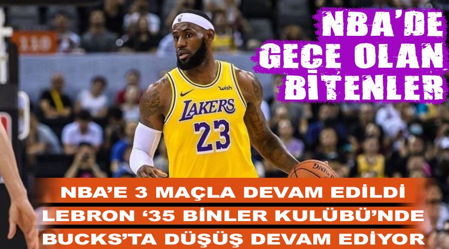 LeBron '35 binler Kulübü'nde