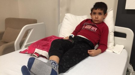 Maganda kurşunu parkta oynayan çocuğu buldu