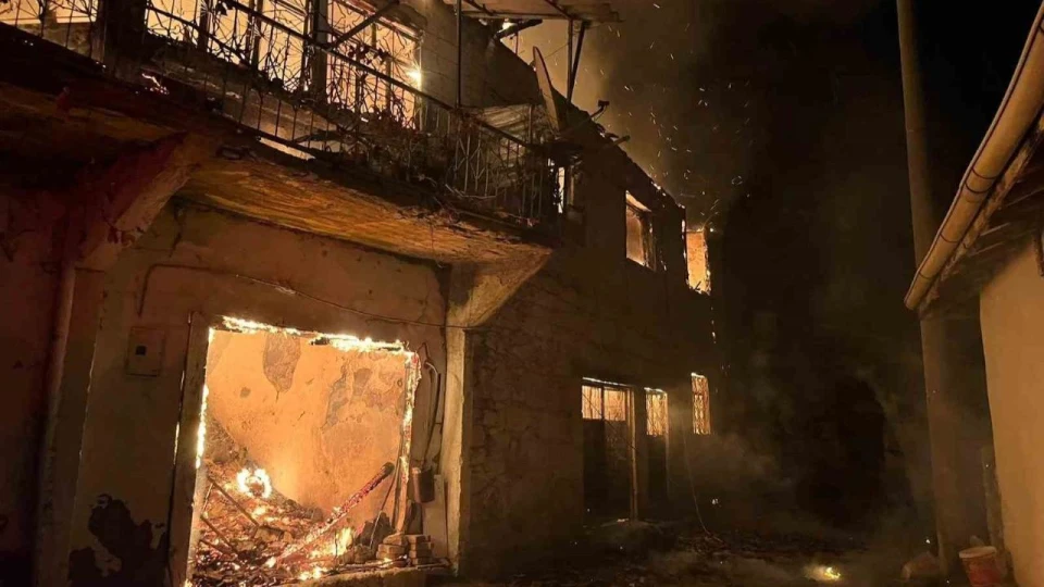 Manisa'da yang�n felaketi