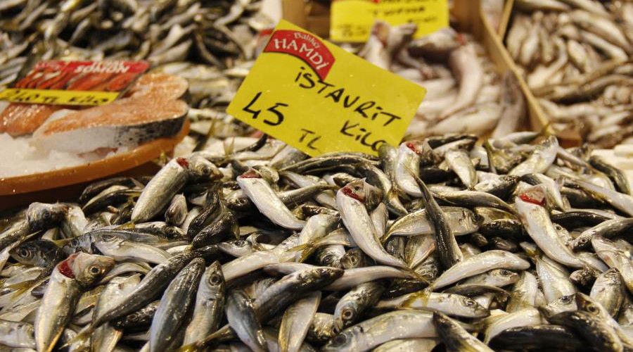 Marmara’da etkili olan kar yağışı balık fiyatlarını uçurdu