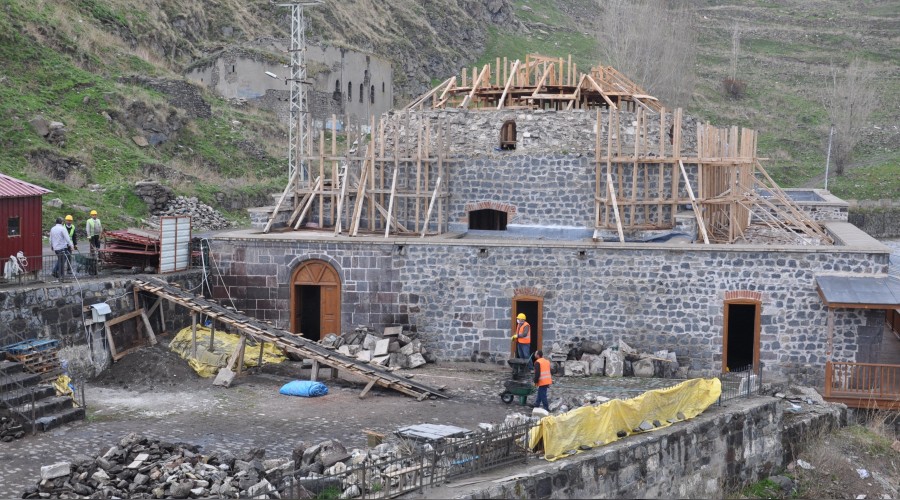 Mazlumaa Hamam restore ediliyor