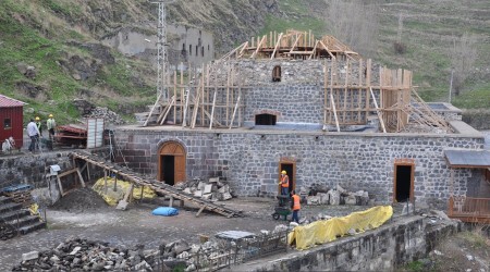 Mazlumaa Hamam restore ediliyor