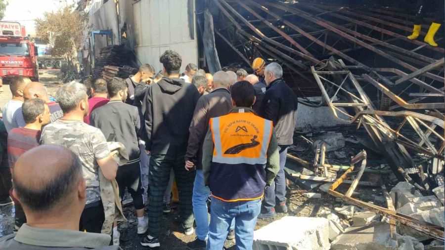 Mersin'de yang�n facias�: 5 �l�